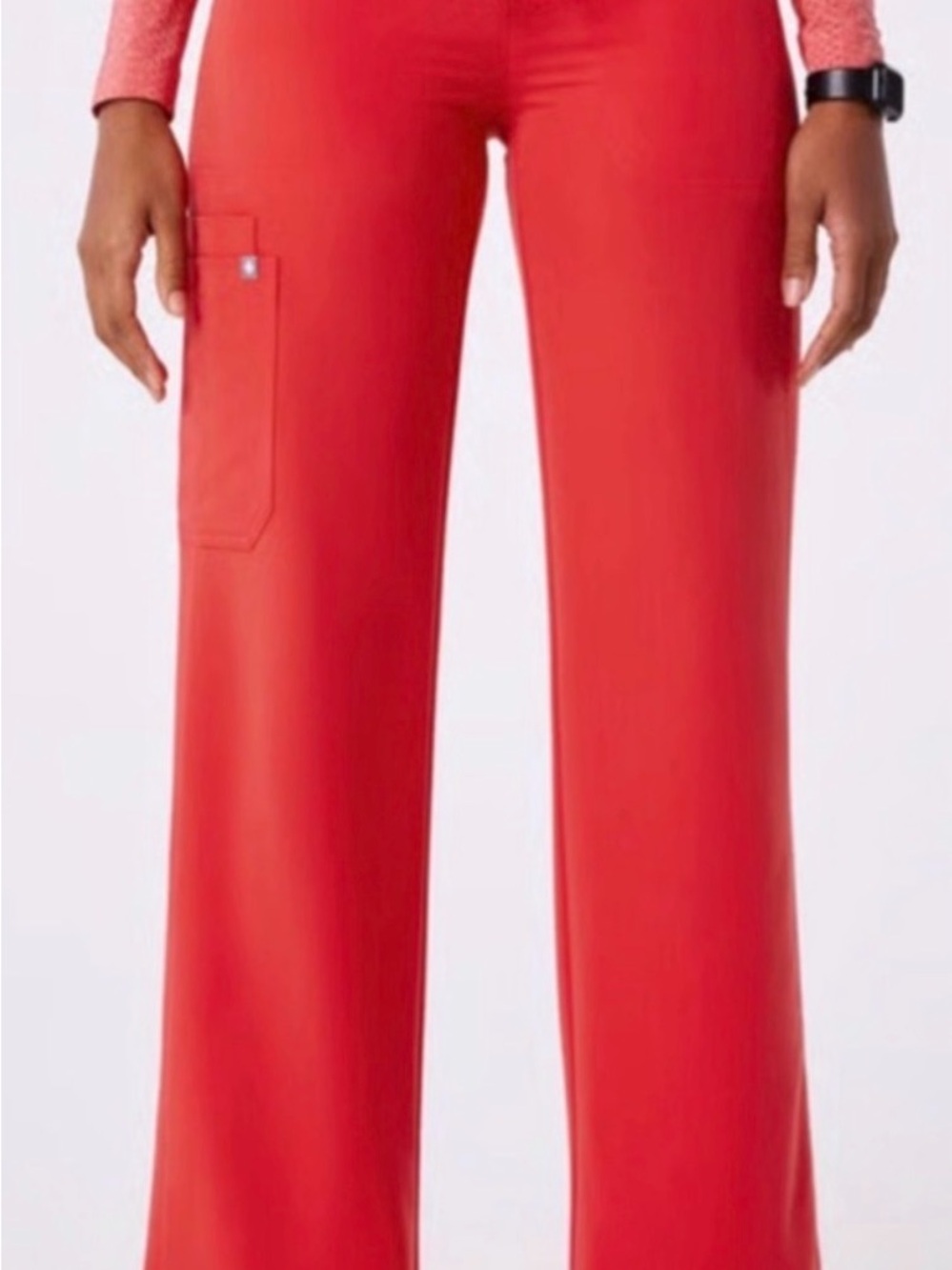 FIGS Isabel Scrub Pants Hibiscus